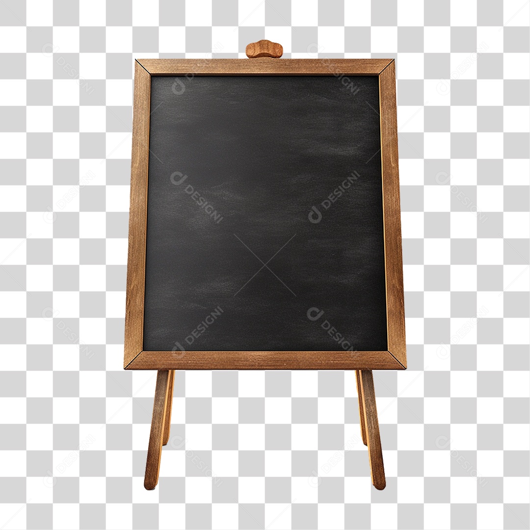 Quadro Negro Escola PNG Transparente