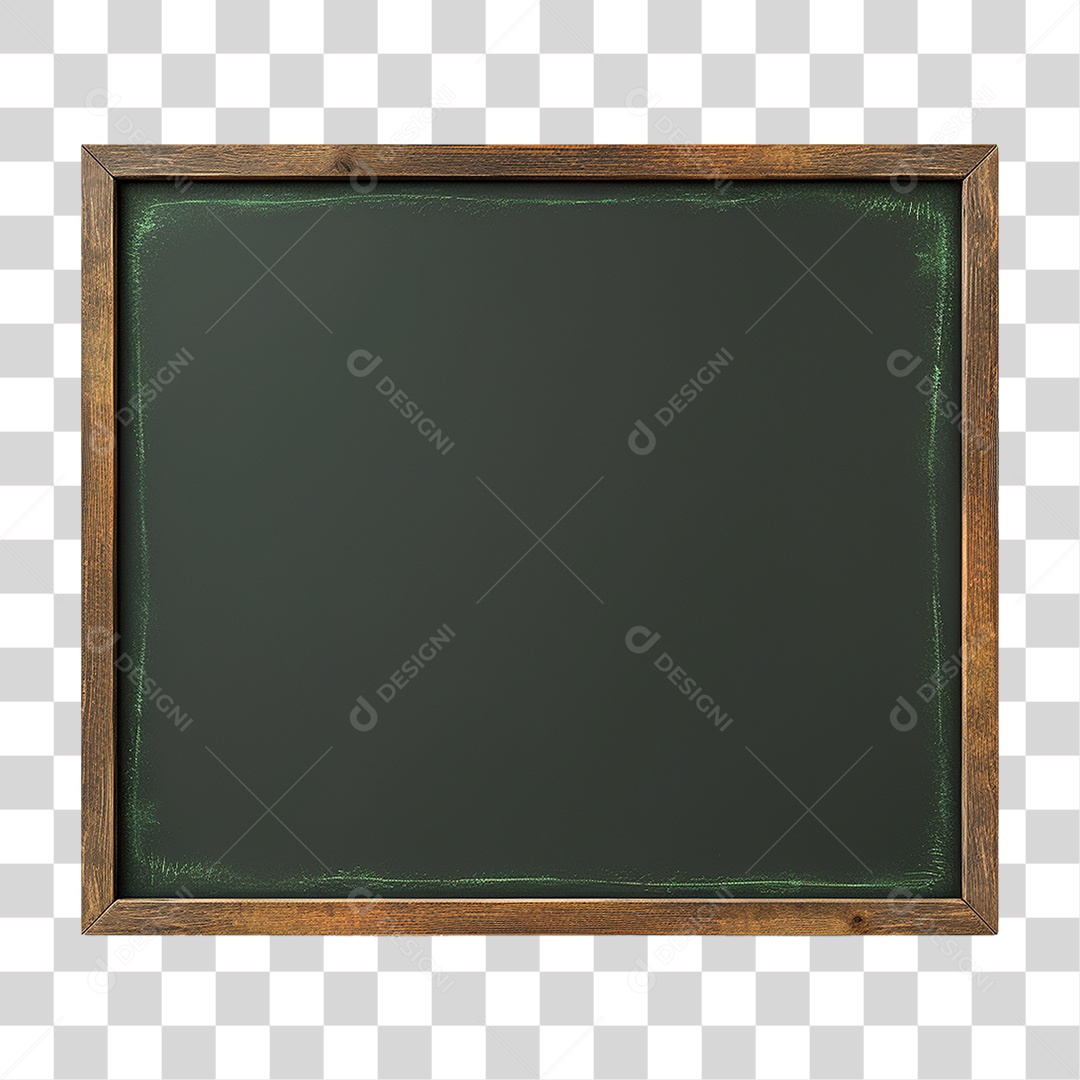 Quadro Negro Escola PNG Transparente