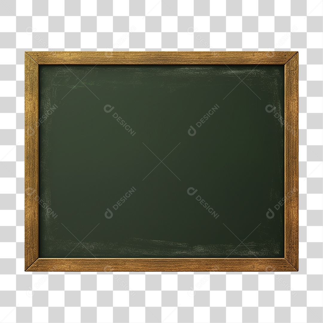 Quadro Negro Escola PNG Transparente