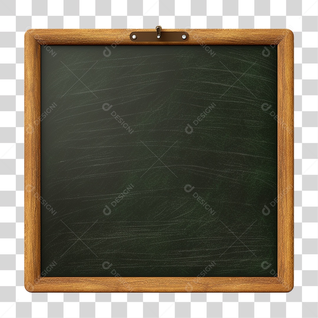 Quadro Negro Escola PNG Transparente