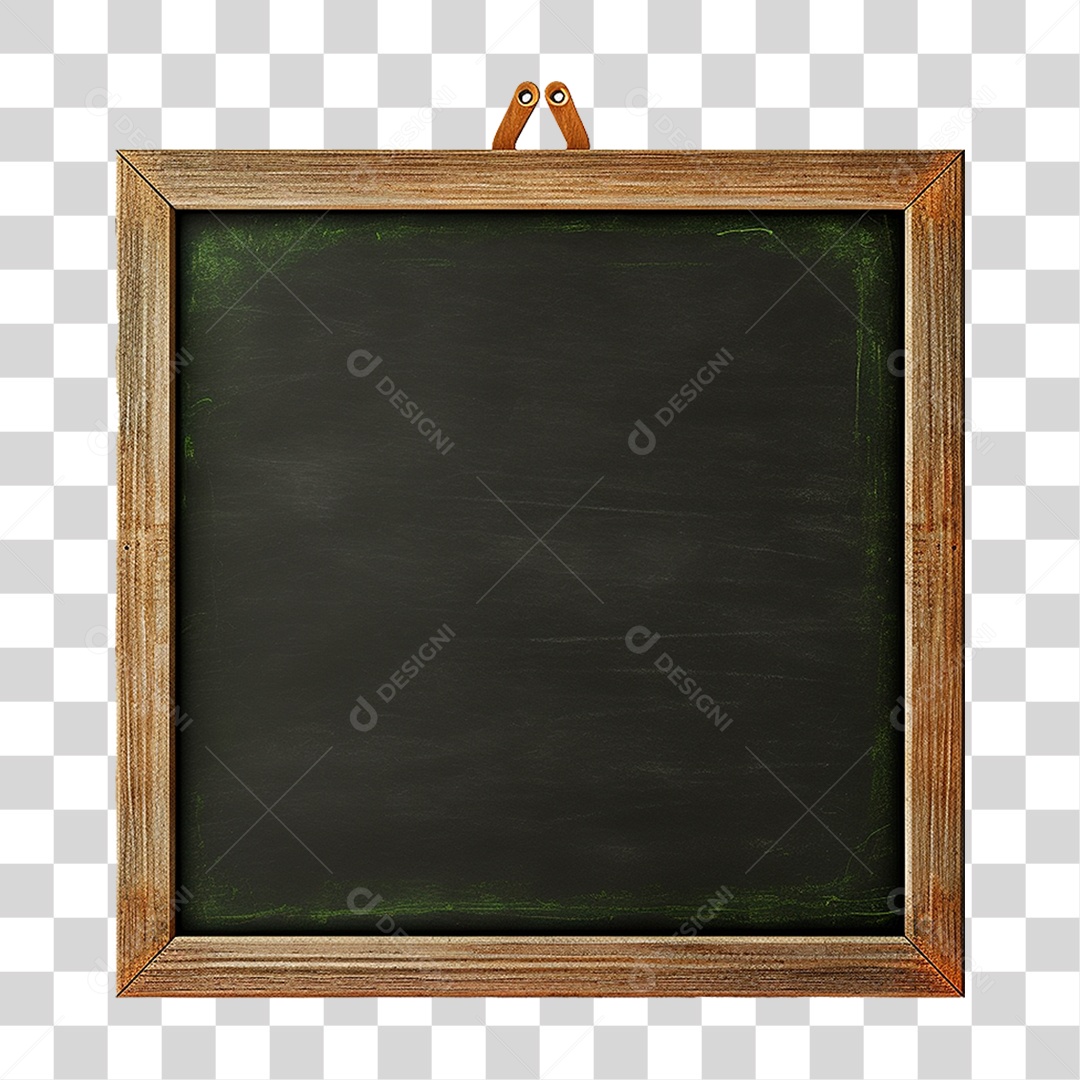 Quadro Negro Escola PNG Transparente