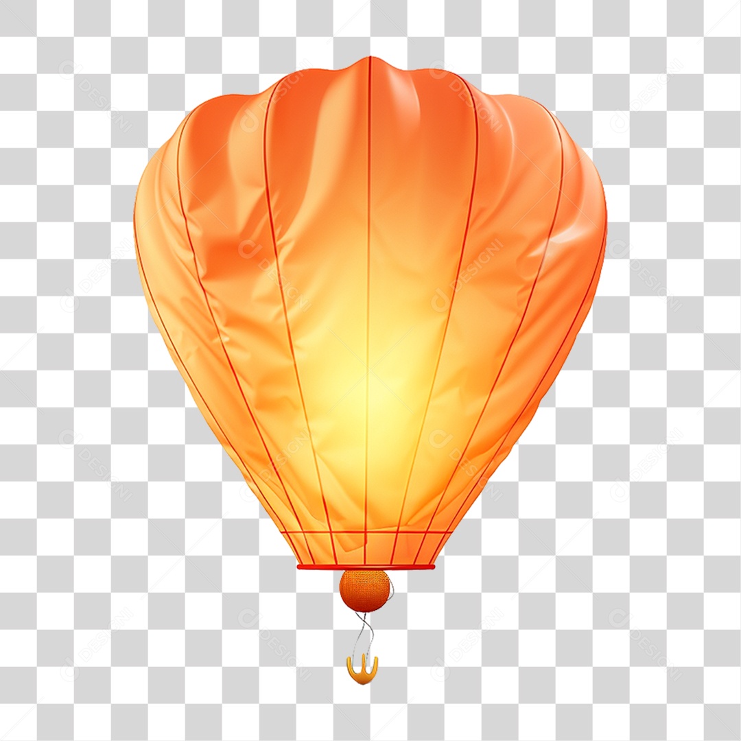 Lanterna de Ar Quente Balão PNG Transparente