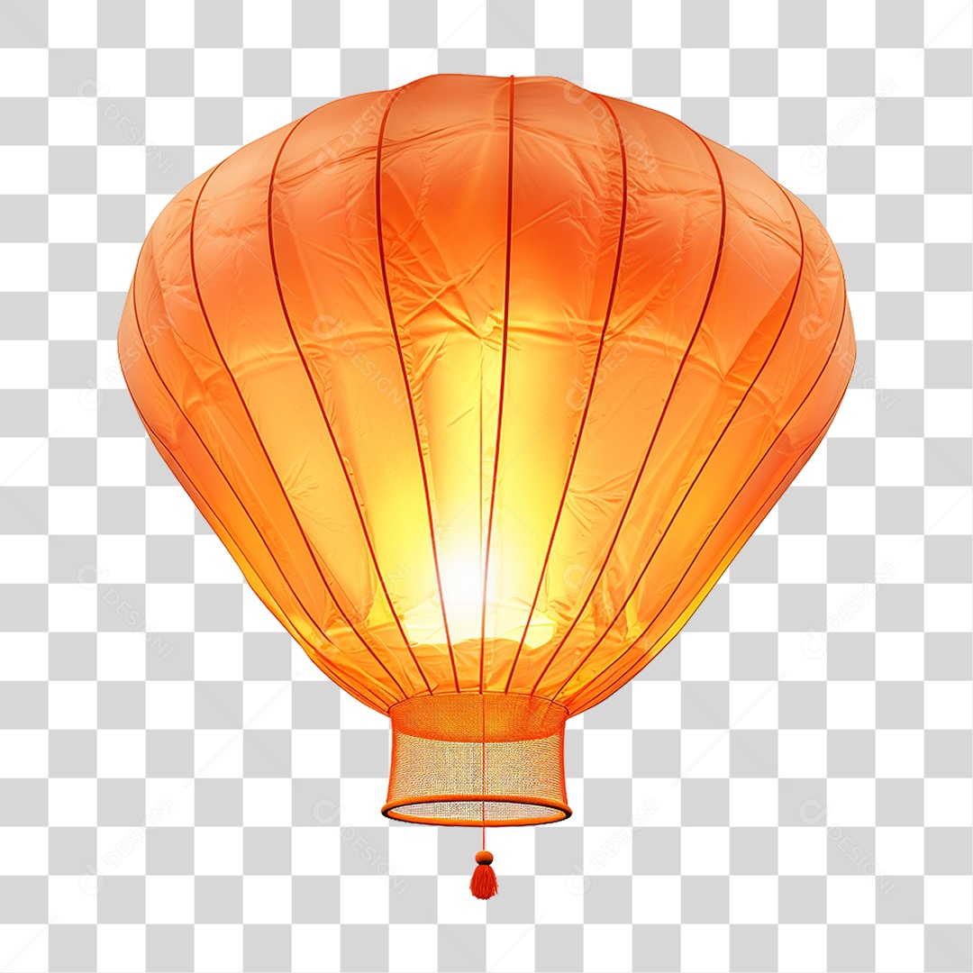 Lanterna de Ar Quente Balão PNG Transparente