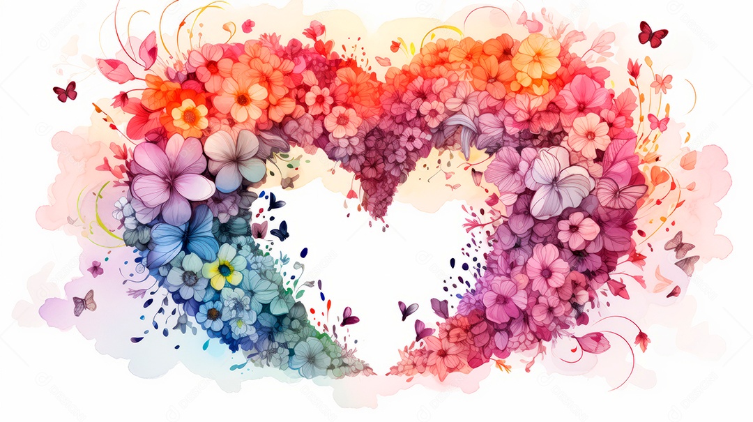 Mês e Dia do Orgulho LGBT, o amor conquista todo o dia 28 de junho. IA generativa.