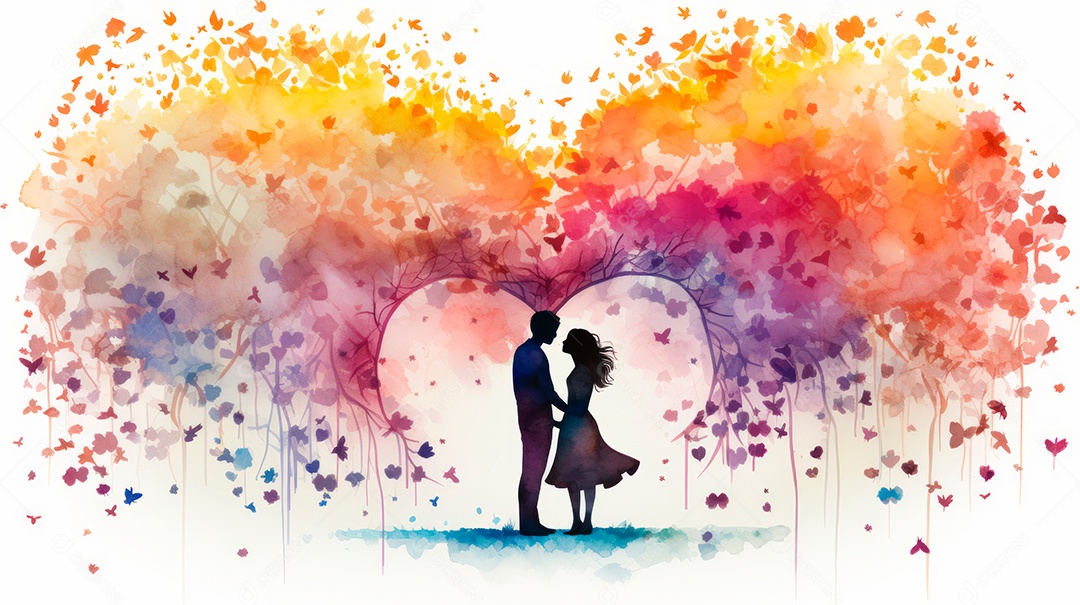 Mês e Dia do Orgulho LGBT, o amor conquista todo o dia 28 de junho. IA generativa.