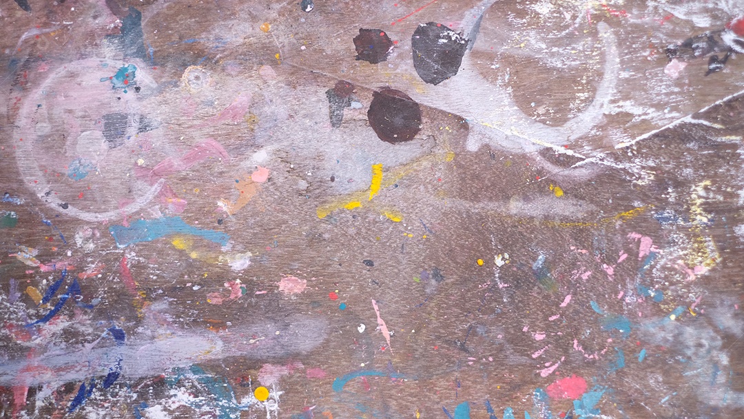 Textura abstrata de pintura multicolorida