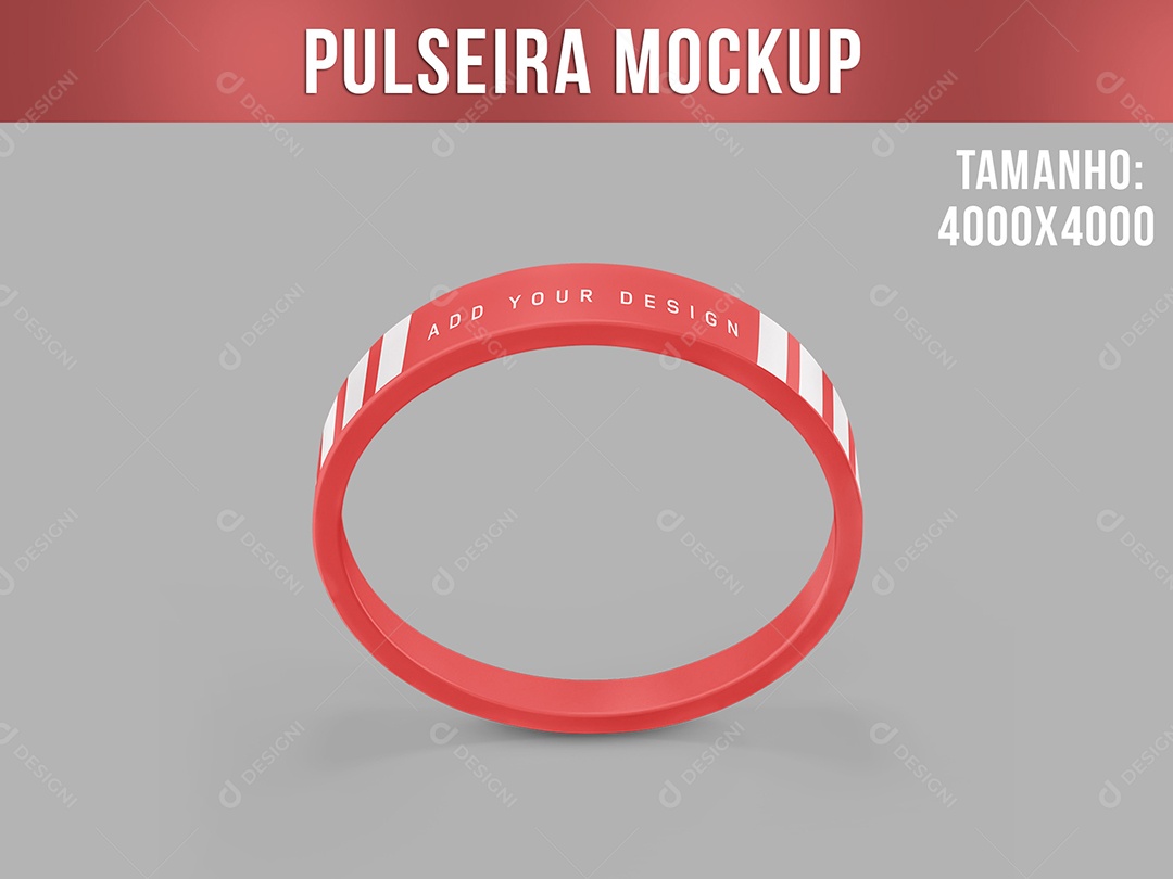 Mockup Pulseira Modelo Braço PSD Editável