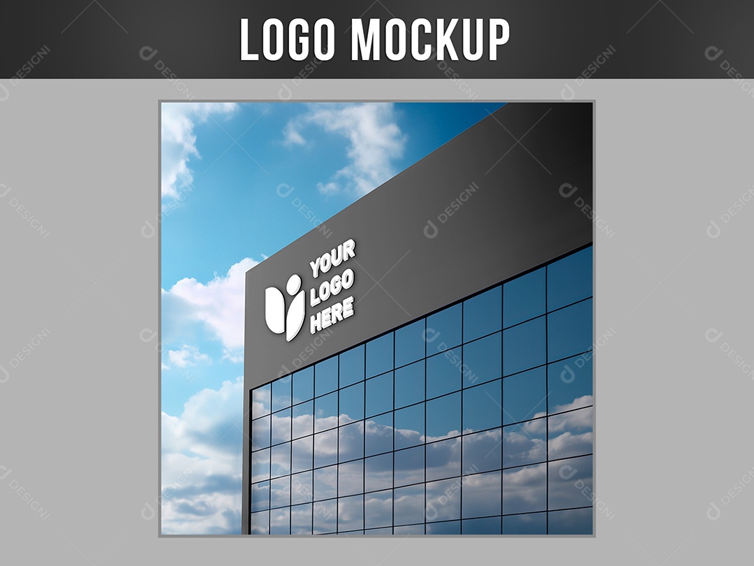 Logo Mockup PSD Editável