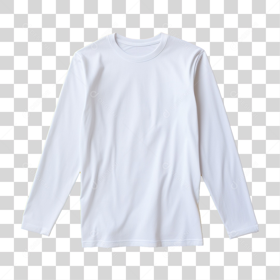 Camiseta Manga Longa PNG Transparente