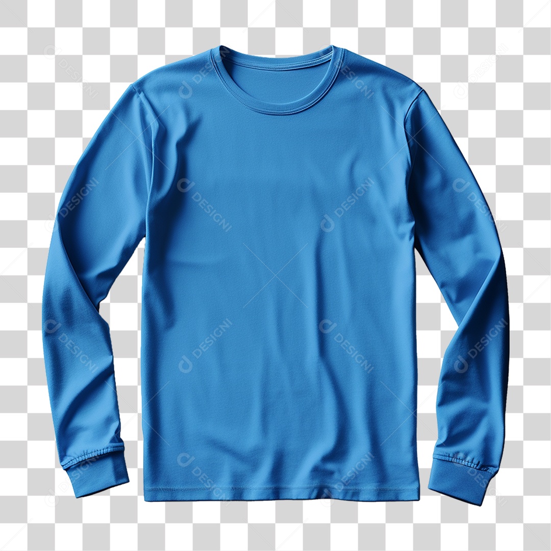 Camiseta Manga Longa PNG Transparente