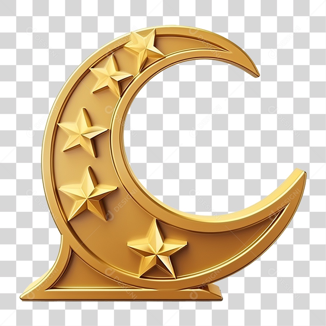 Elemento 3D Jejum Ramadan PNG Transparente