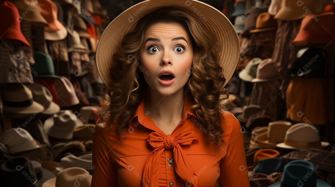 Linda mulher sorridente