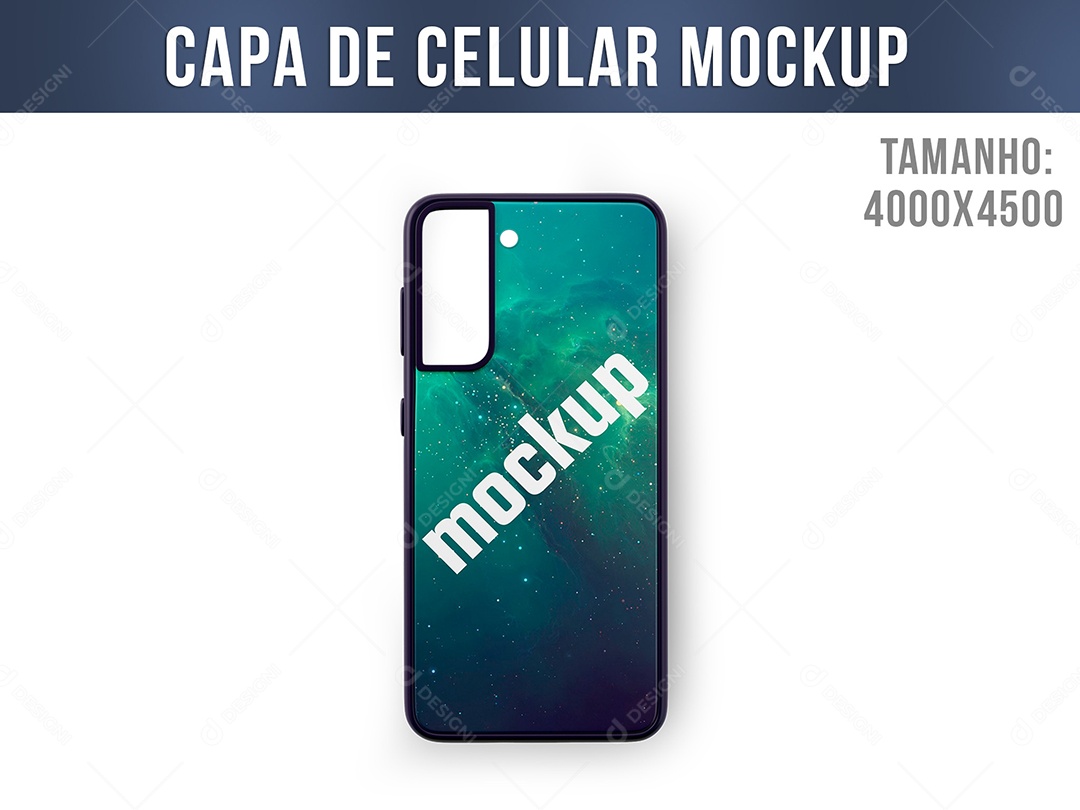 Capa De Celular Mockup PSD Editável
