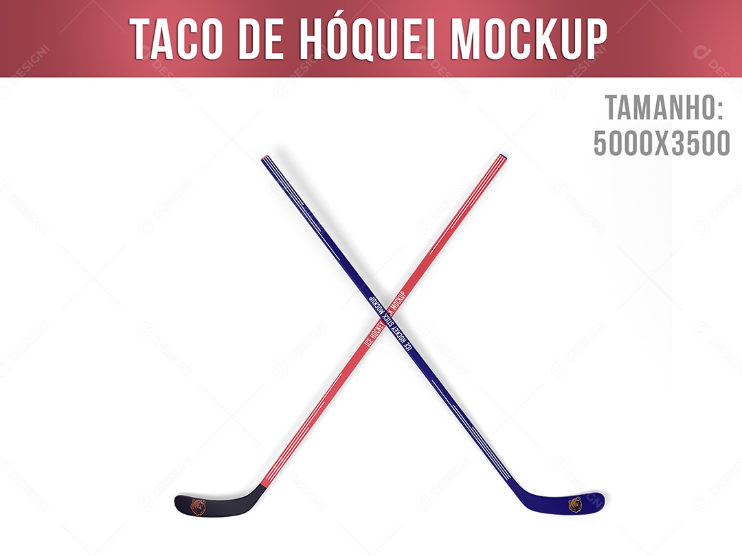 Taco De Hóquei Mockup PSD Editável