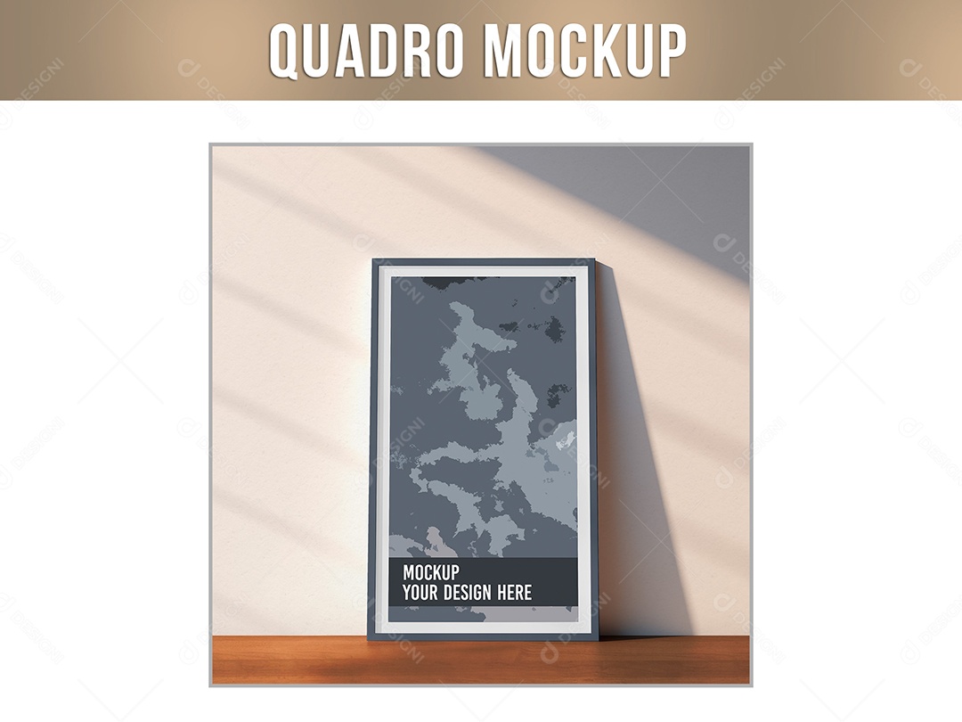 Quadro Mockup PSD Editável