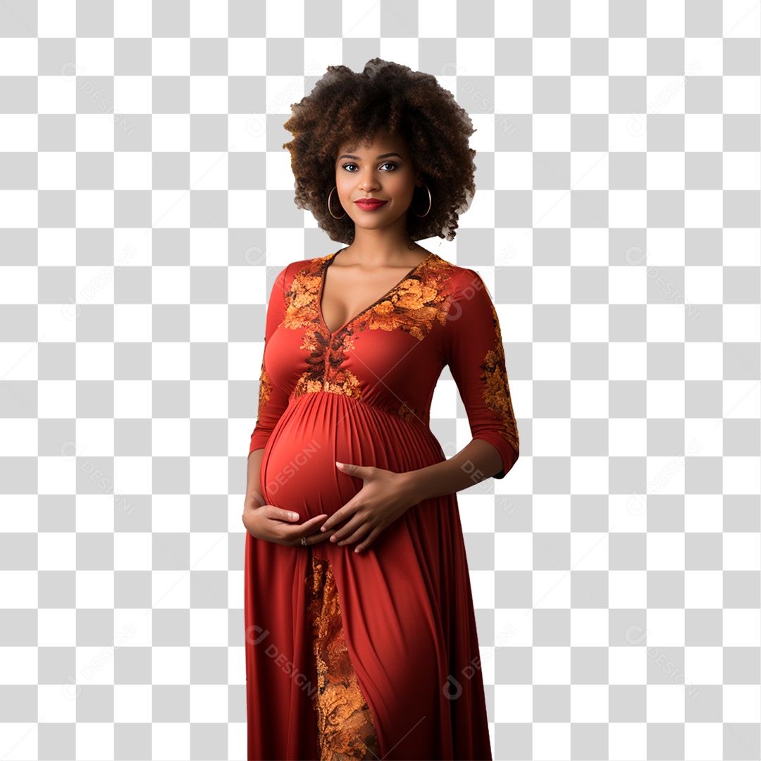 Mulher Gravida Gestante PNG Transparente