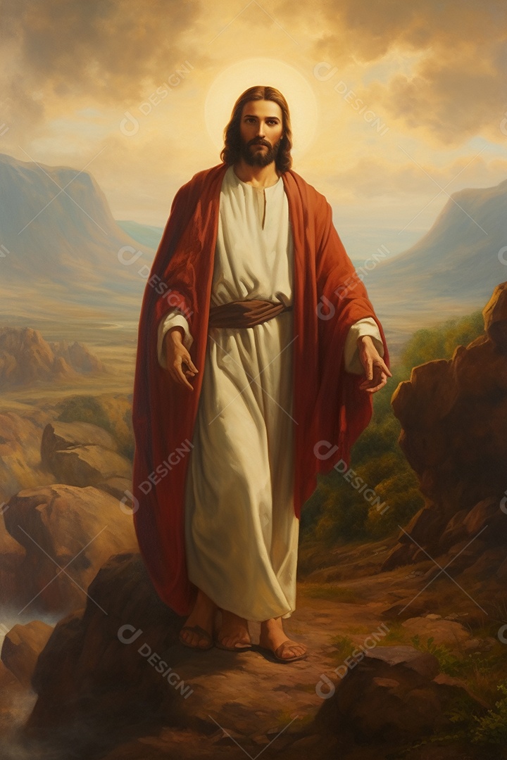 Figura de fictícia de Jesus Cristo