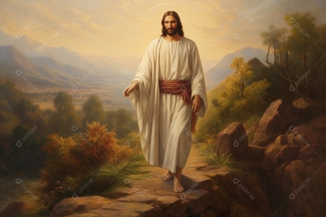 Figura de fictícia de Jesus Cristo