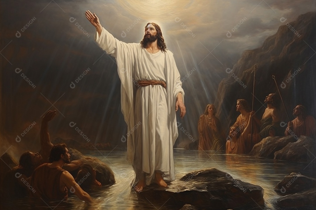 Figura de fictícia de Jesus Cristo