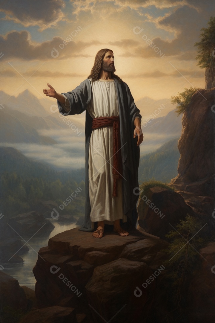 Figura de fictícia de Jesus Cristo