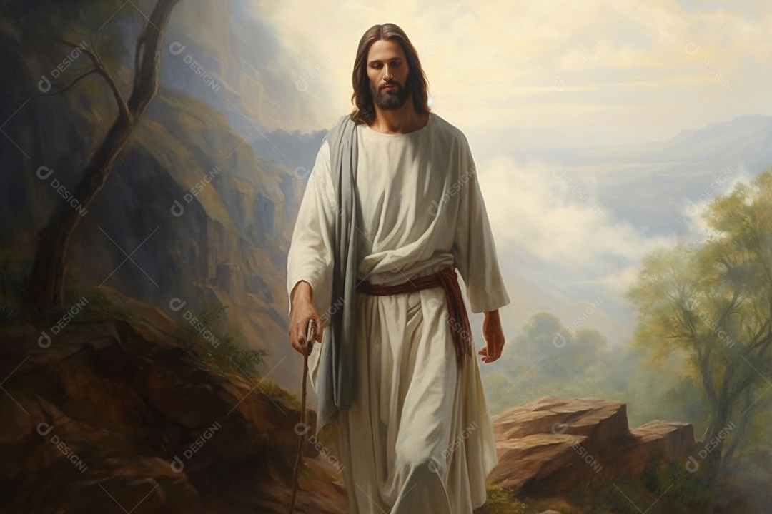 Figura de fictícia de Jesus Cristo