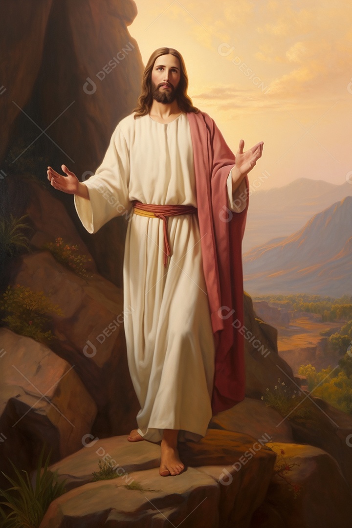 Figura de fictícia de Jesus Cristo