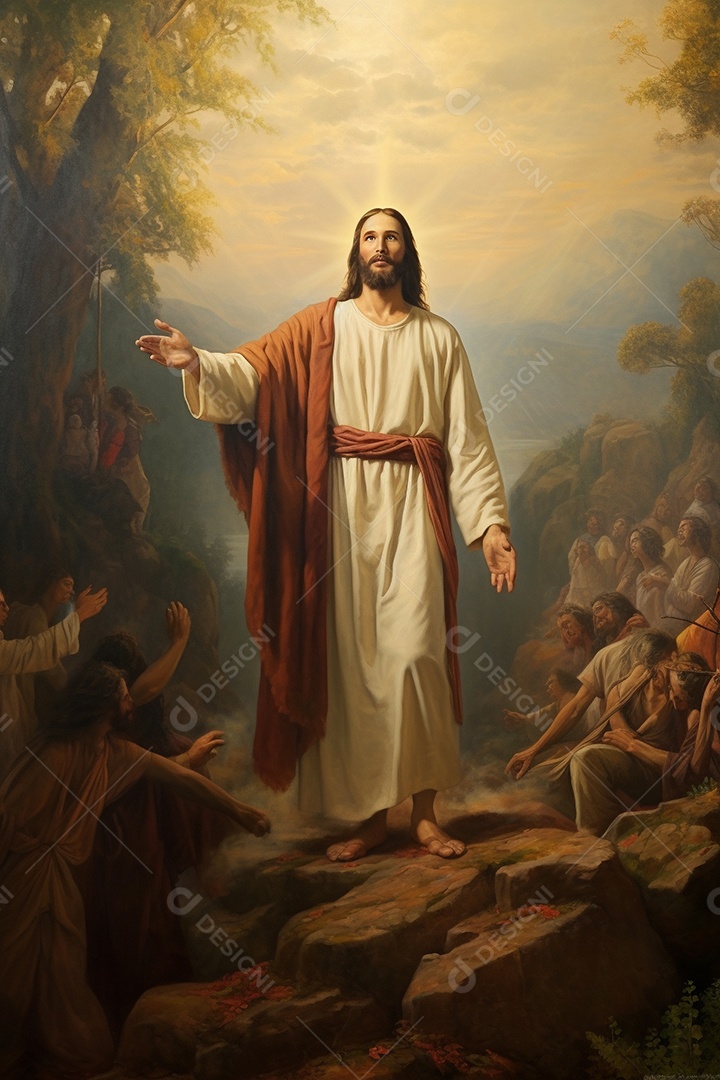 Figura de fictícia de Jesus Cristo