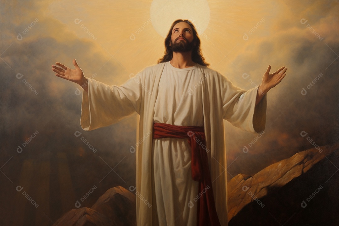 Figura de fictícia de Jesus Cristo