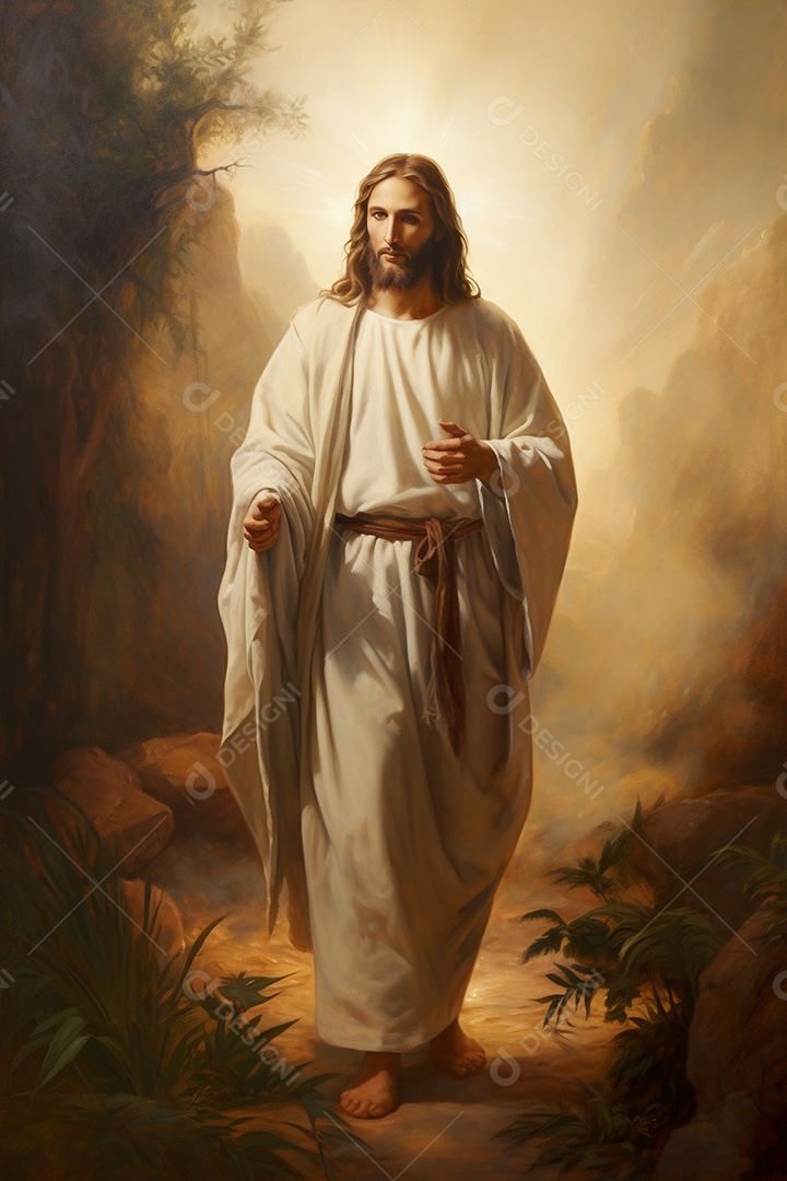 Figura de fictícia de Jesus Cristo