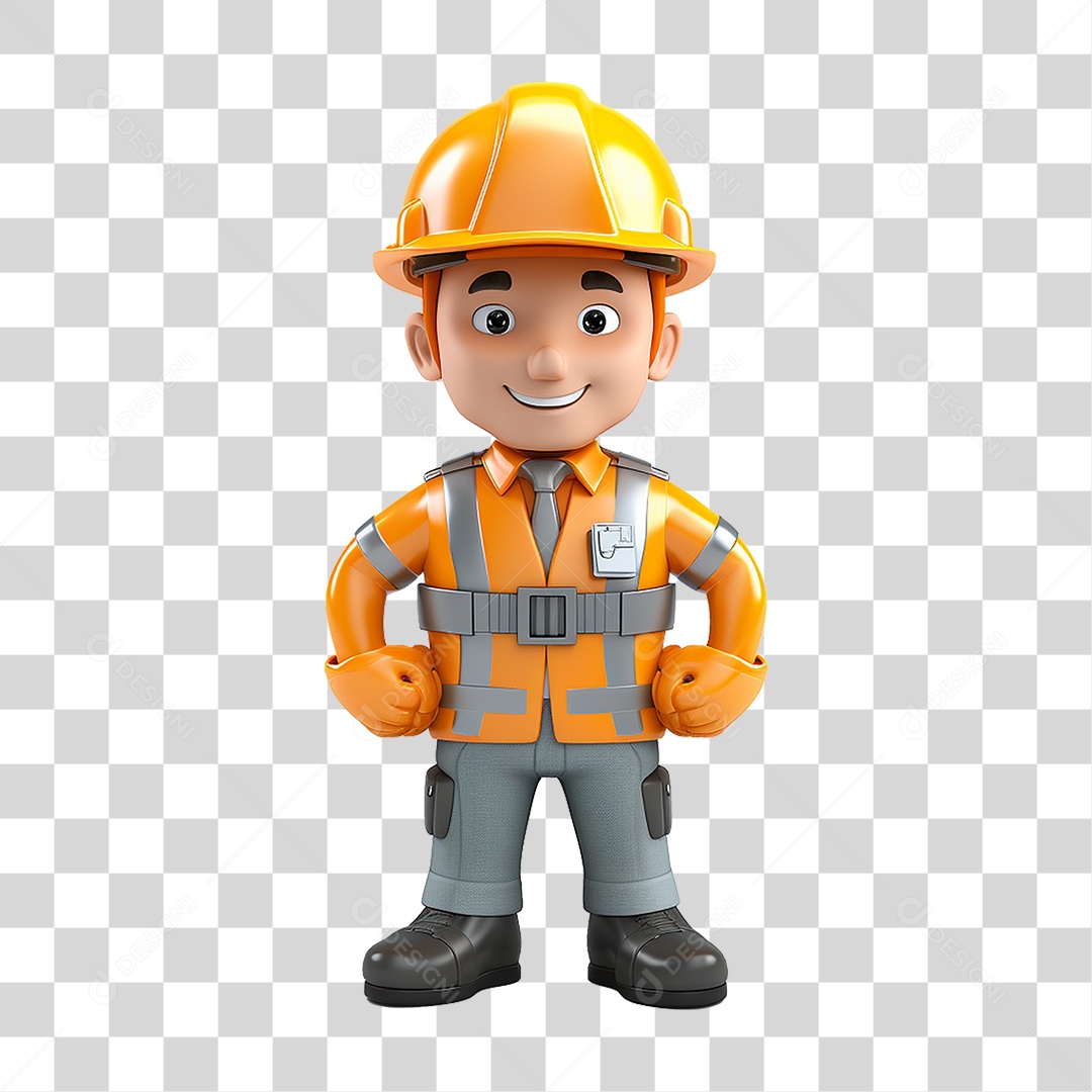 Trabalhador Engenheiro PNG Transparente