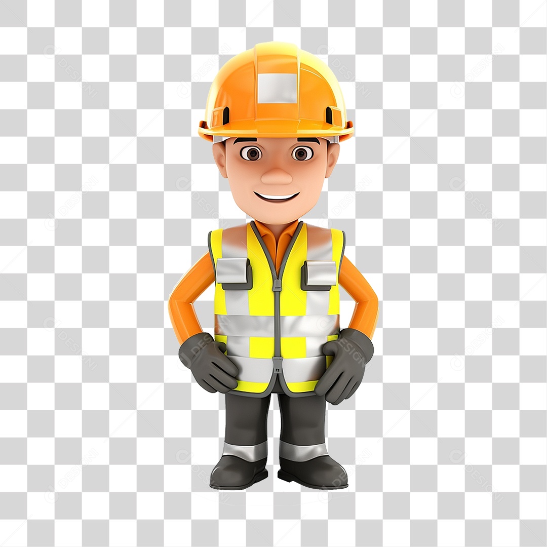 Trabalhador Engenheiro PNG Transparente