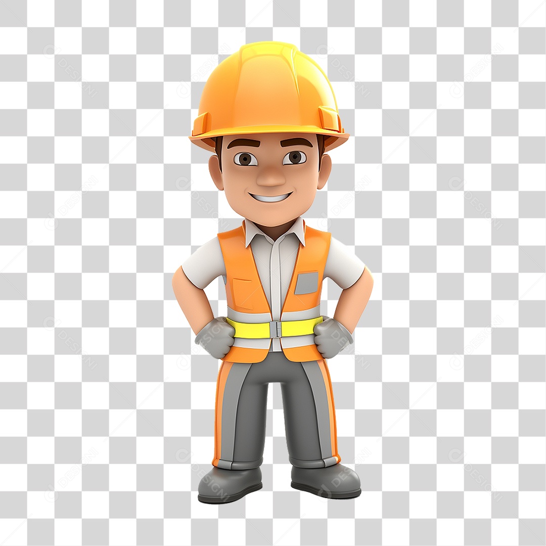 Trabalhador Engenheiro PNG Transparente