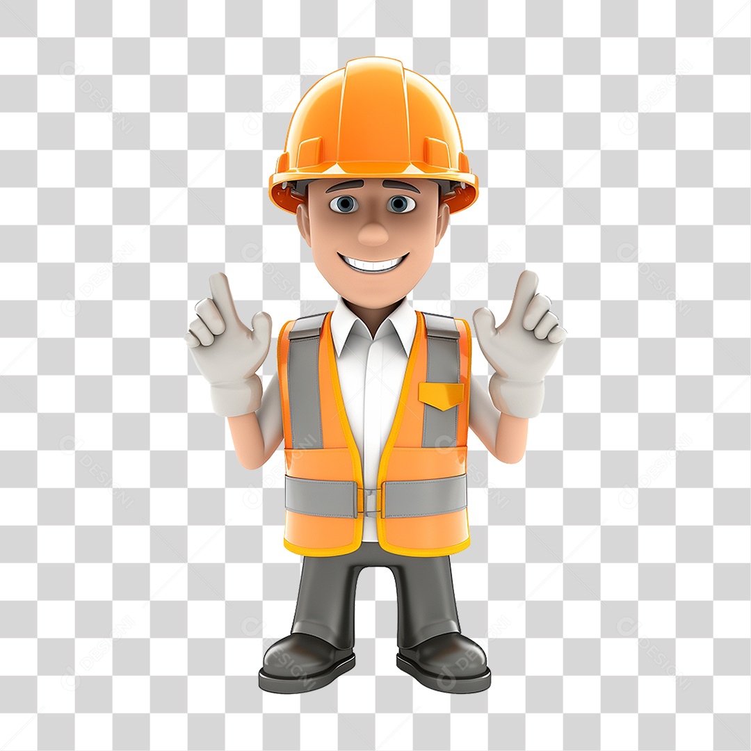 Trabalhador Engenheiro PNG Transparente