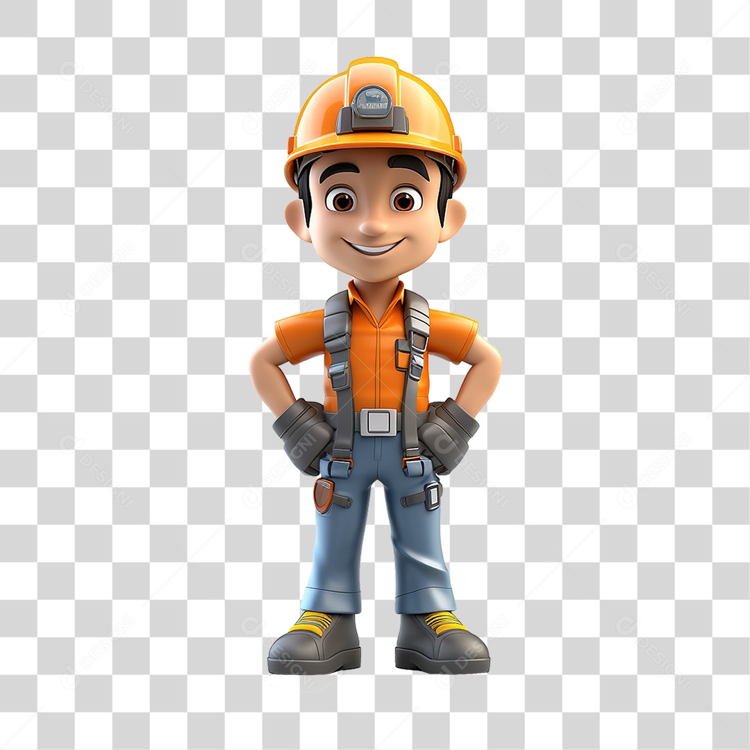 Trabalhador Engenheiro PNG Transparente