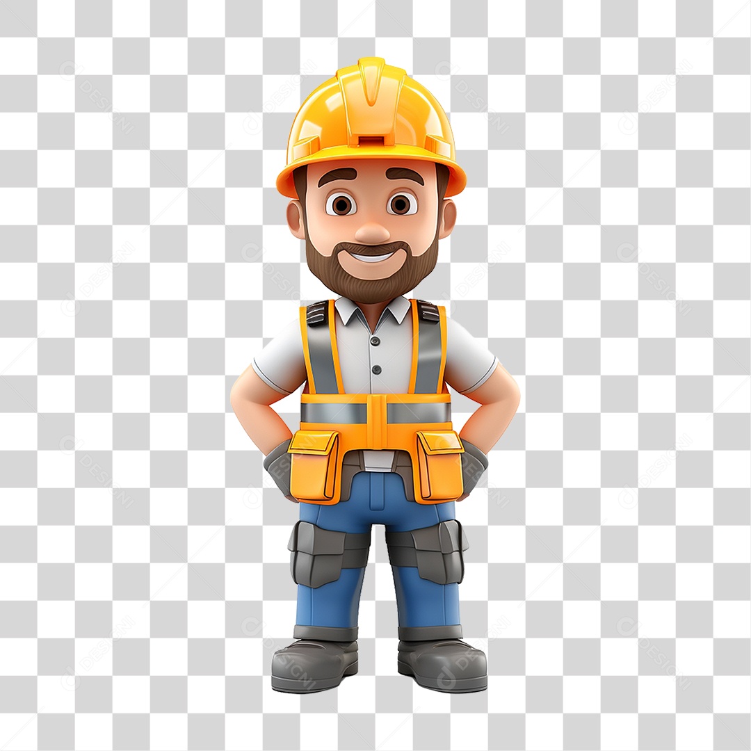 Trabalhador Engenheiro PNG Transparente