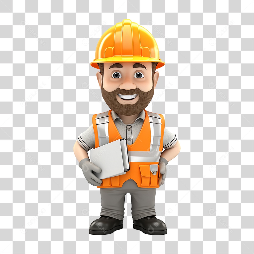 Trabalhador Engenheiro PNG Transparente