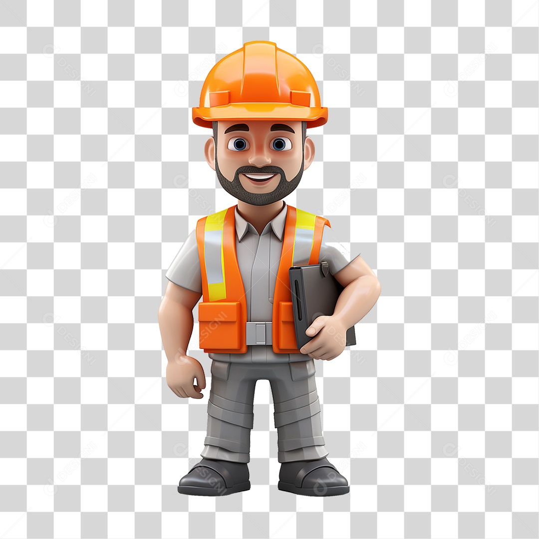 Trabalhador Engenheiro PNG Transparente