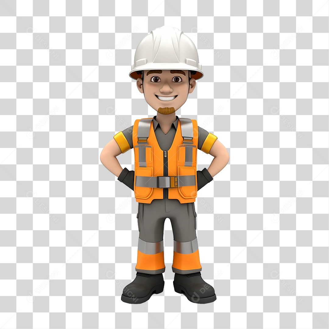 Trabalhador Engenheiro PNG Transparente