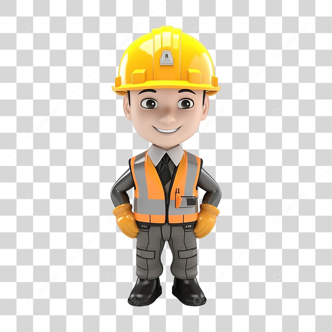 Trabalhador Engenheiro PNG Transparente