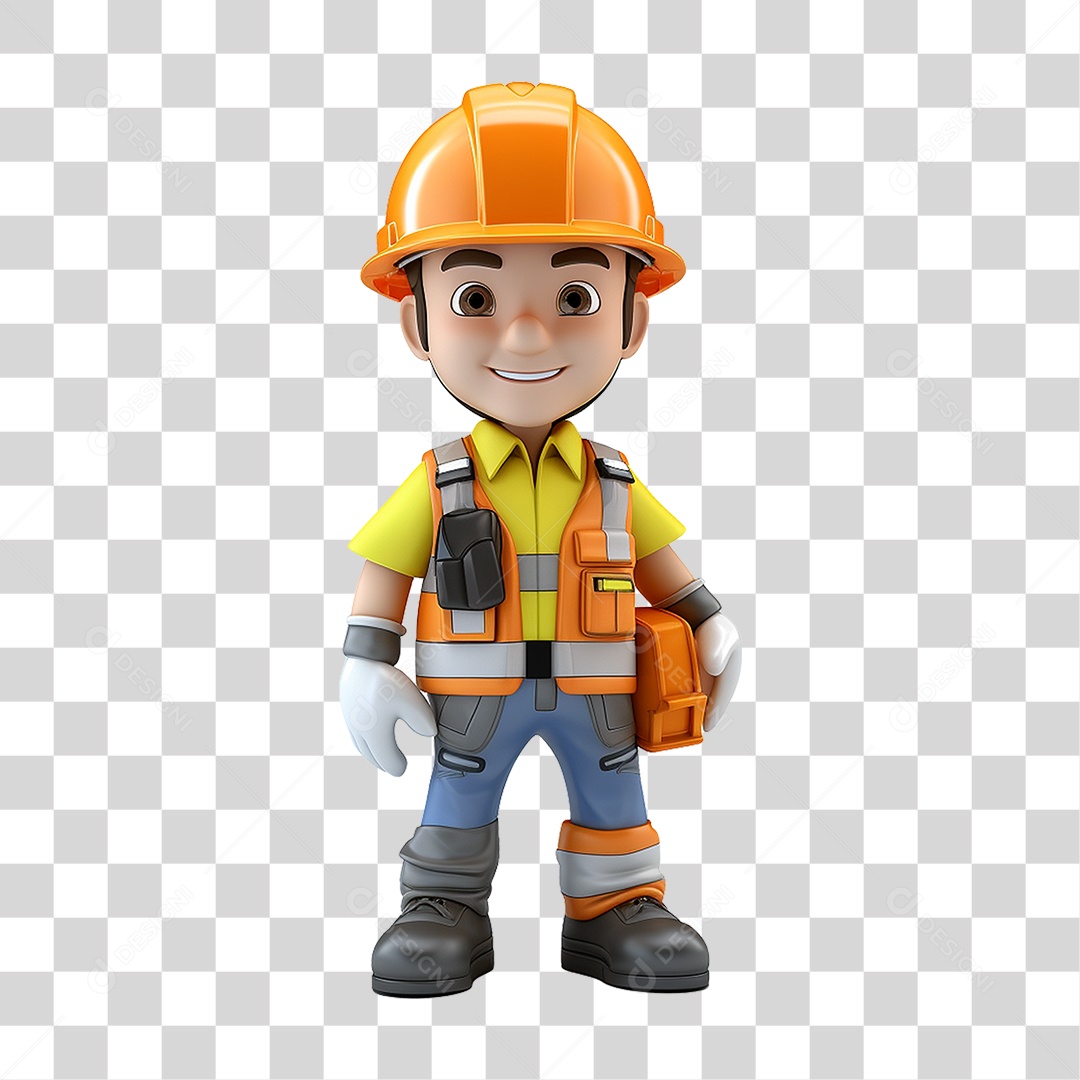 Trabalhador Engenheiro PNG Transparente