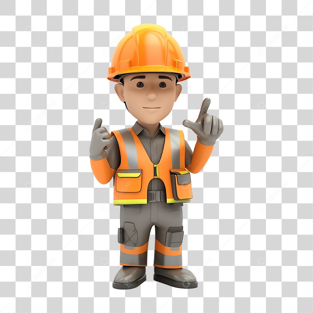 Trabalhador Engenheiro PNG Transparente