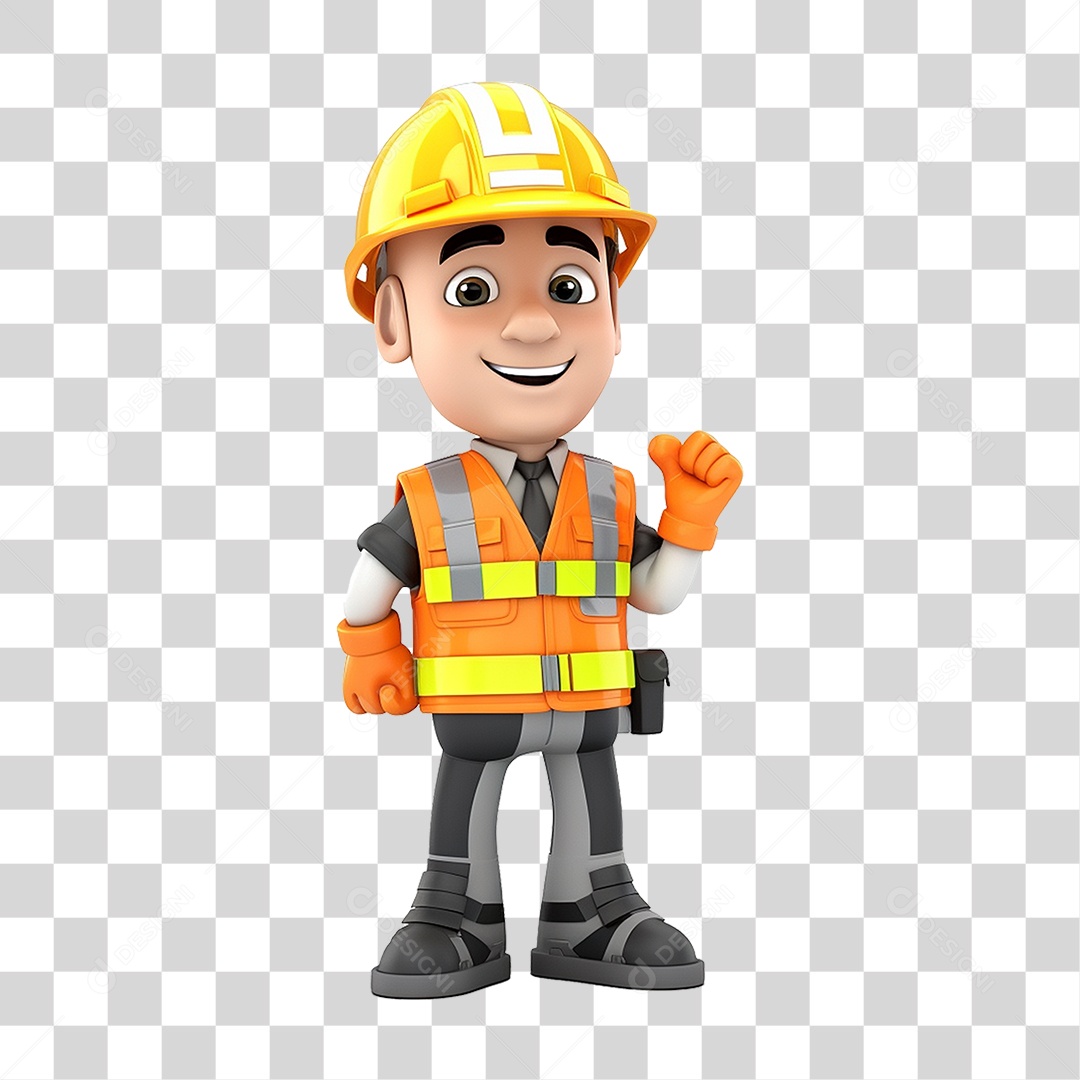 Trabalhador Engenheiro PNG Transparente