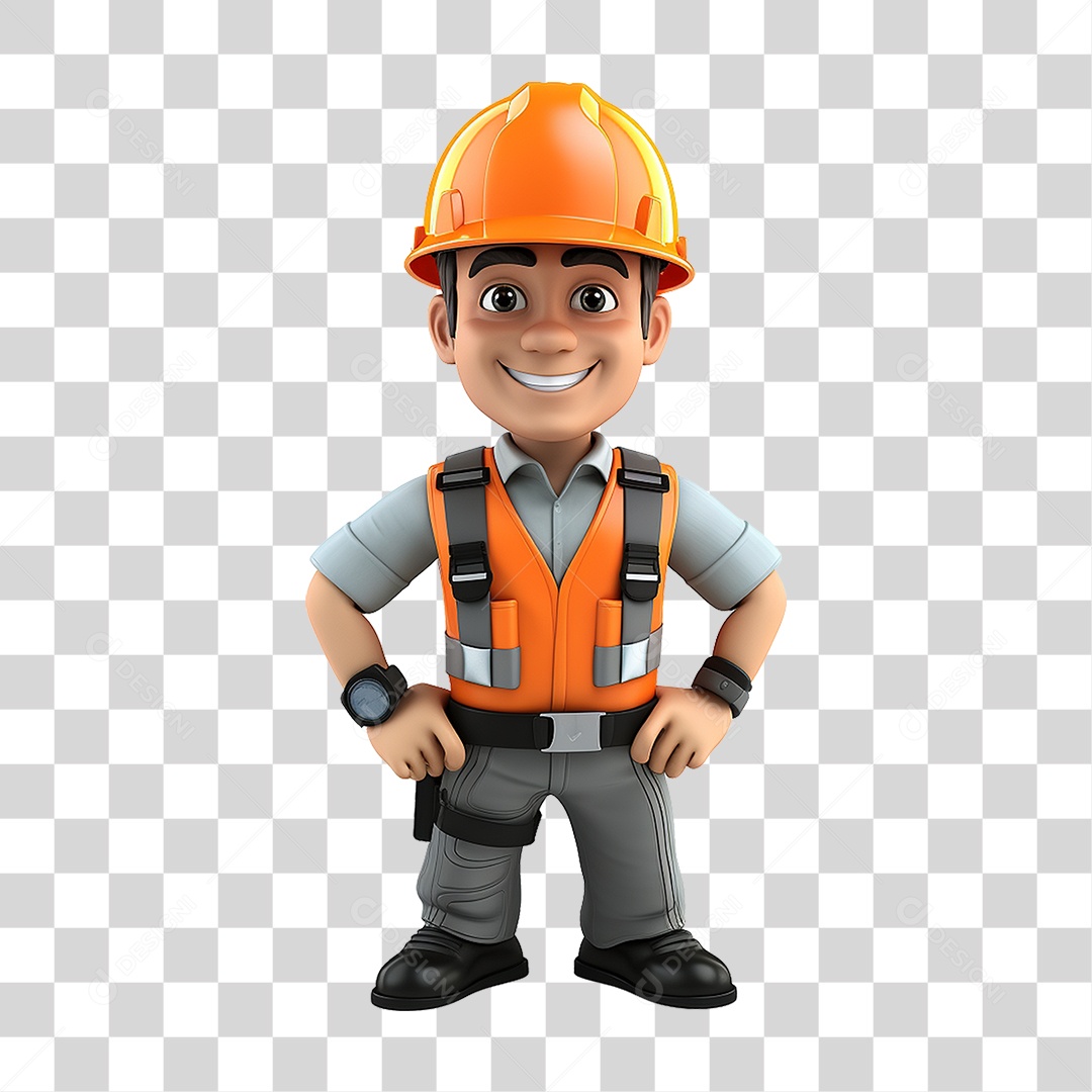 Trabalhador Engenheiro PNG Transparente