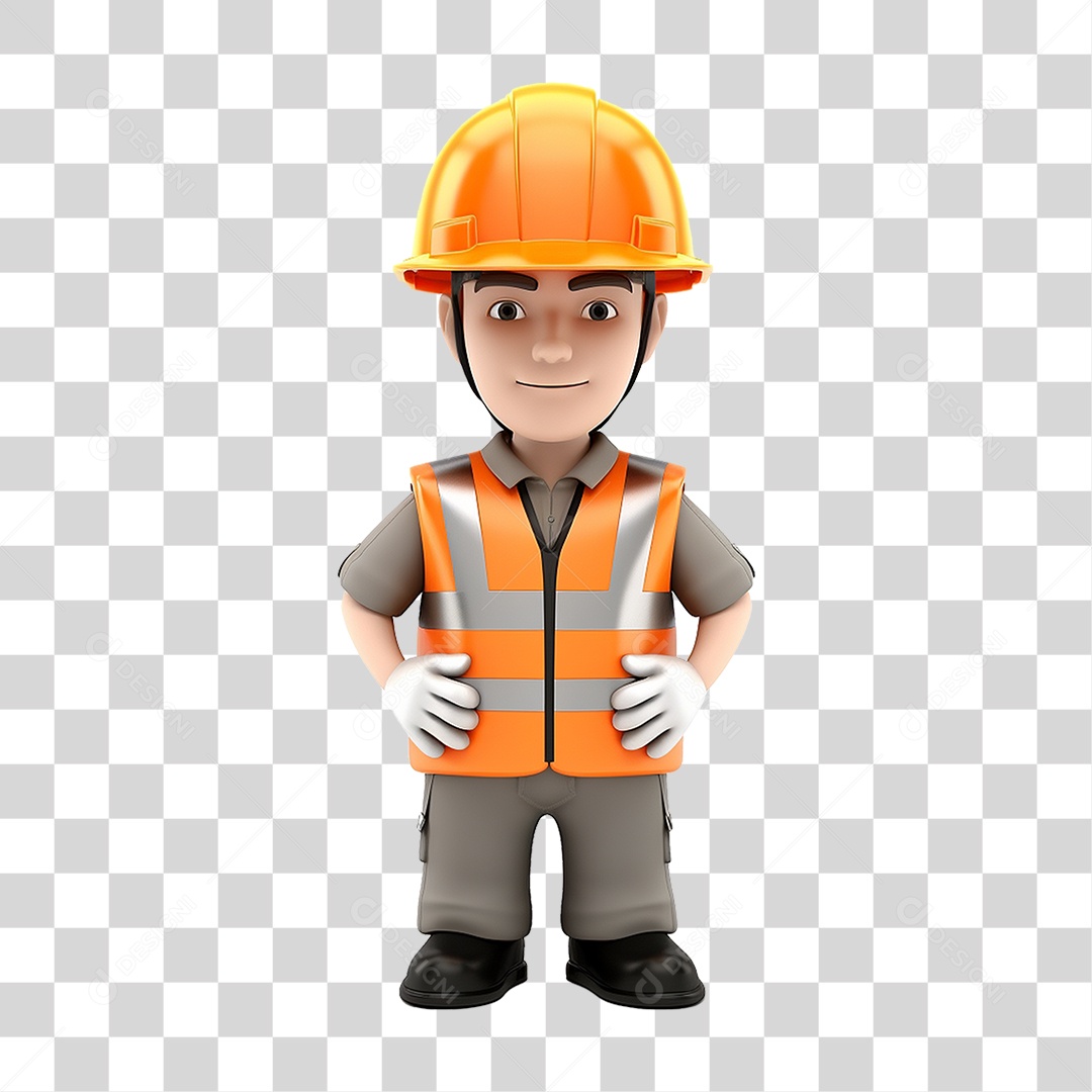 Trabalhador Engenheiro PNG Transparente