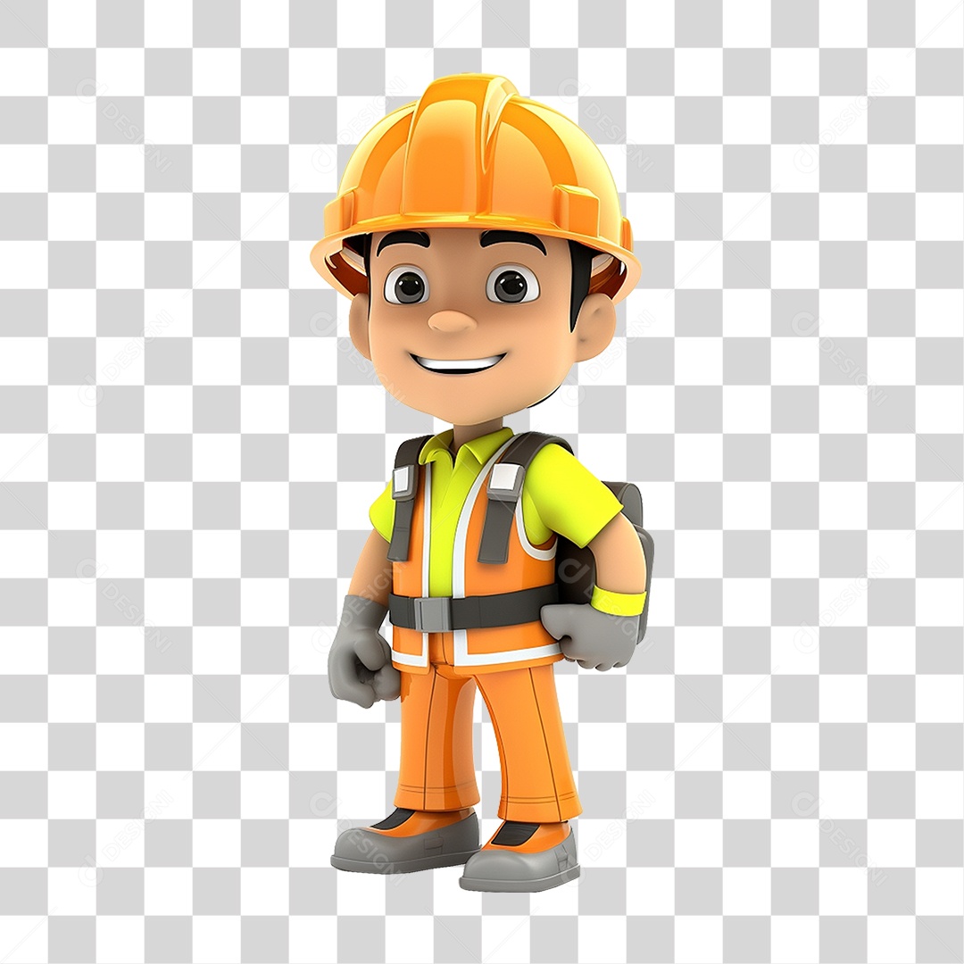 Trabalhador Engenheiro PNG Transparente