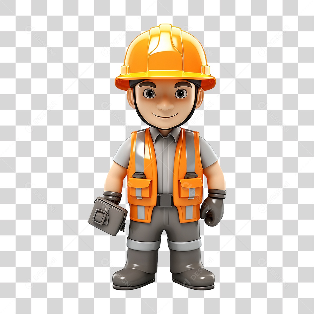 Trabalhador Engenheiro PNG Transparente