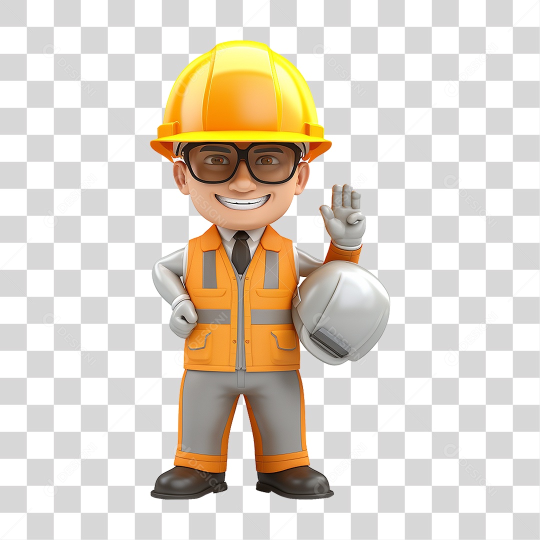 Trabalhador Engenheiro PNG Transparente