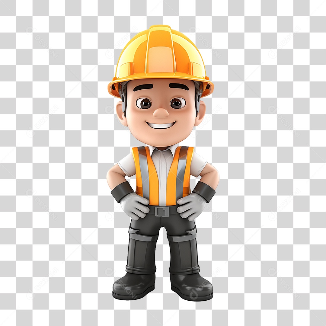 Trabalhador Engenheiro PNG Transparente