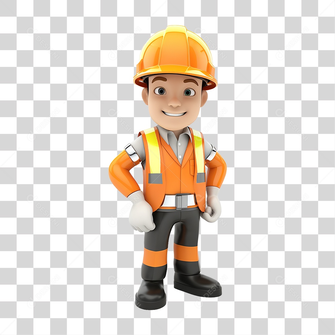 Trabalhador Engenheiro PNG Transparente