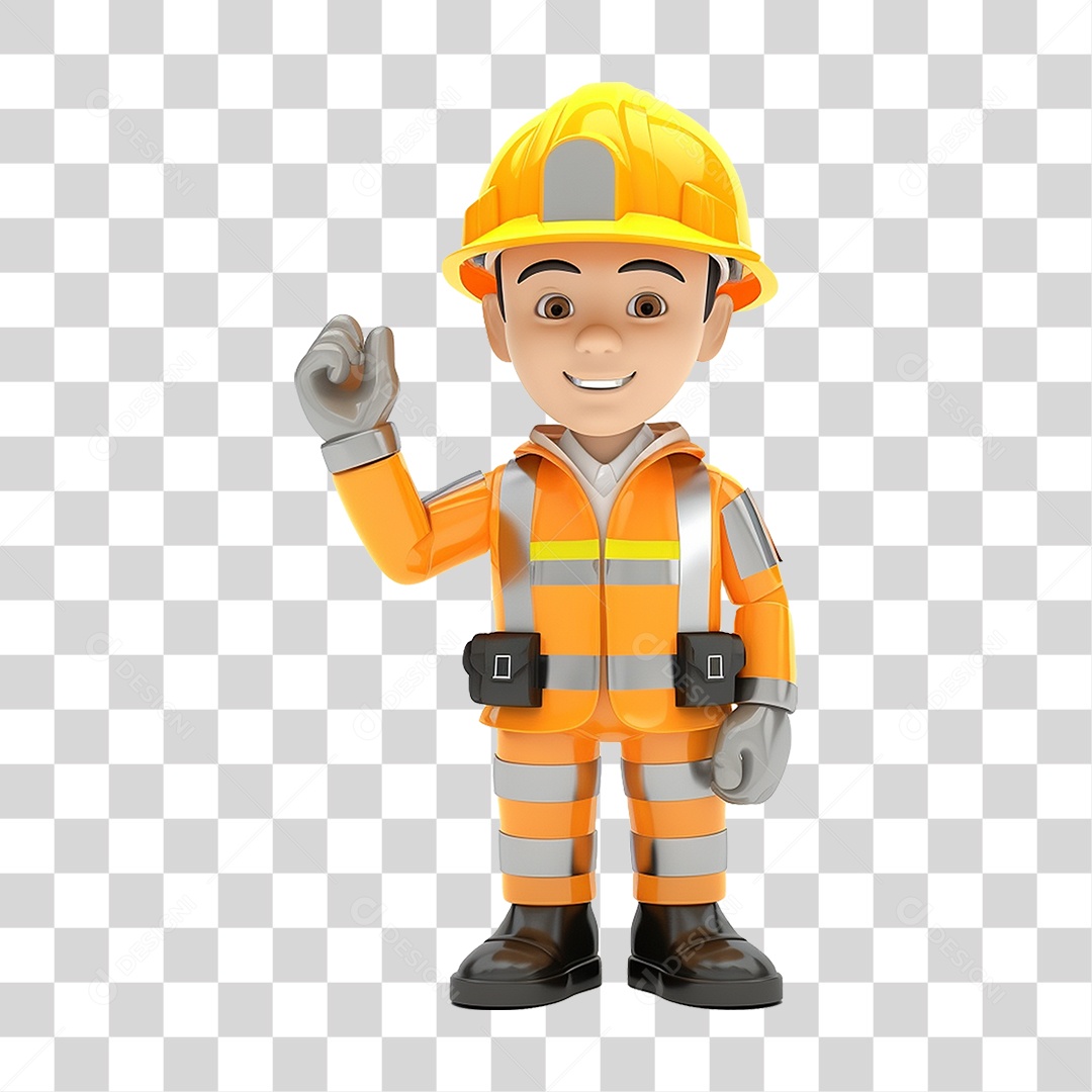 Trabalhador Engenheiro PNG Transparente